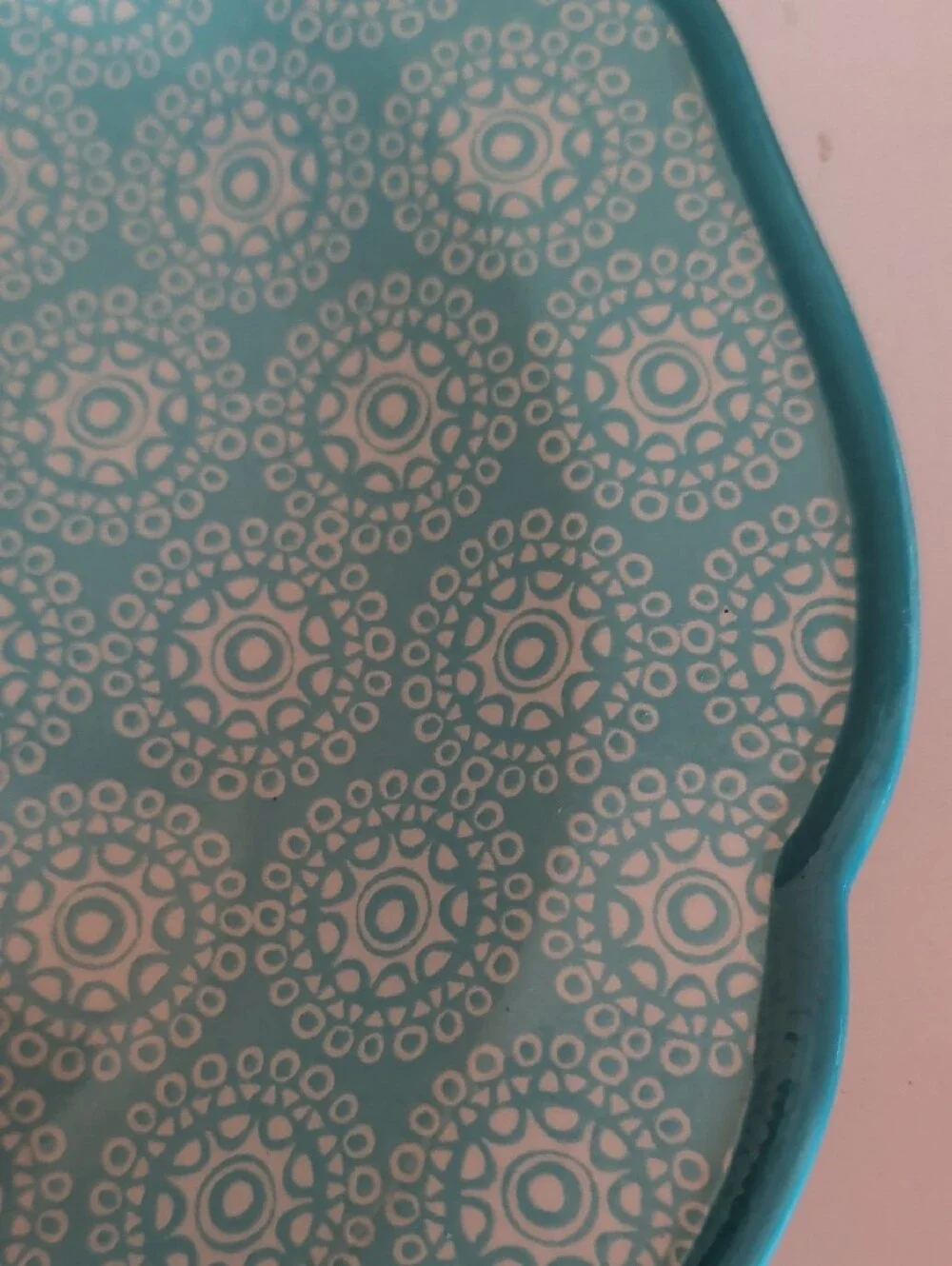 The Pioneer Woman, Turquoise Patterned Ceramic Dinner Plates - Set of 2🌟🌟🌟